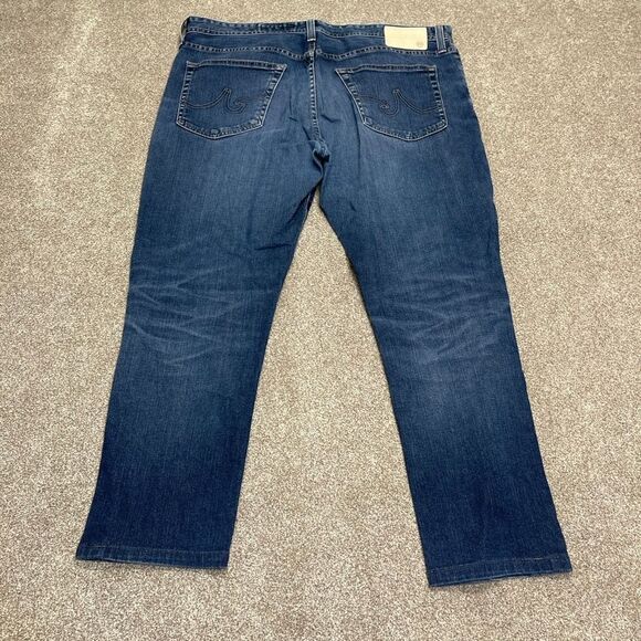 Ag Adrienne goldschmied mens the Everett slim straight jeans sz 38x27 blue jeans - Picture 3 of 12